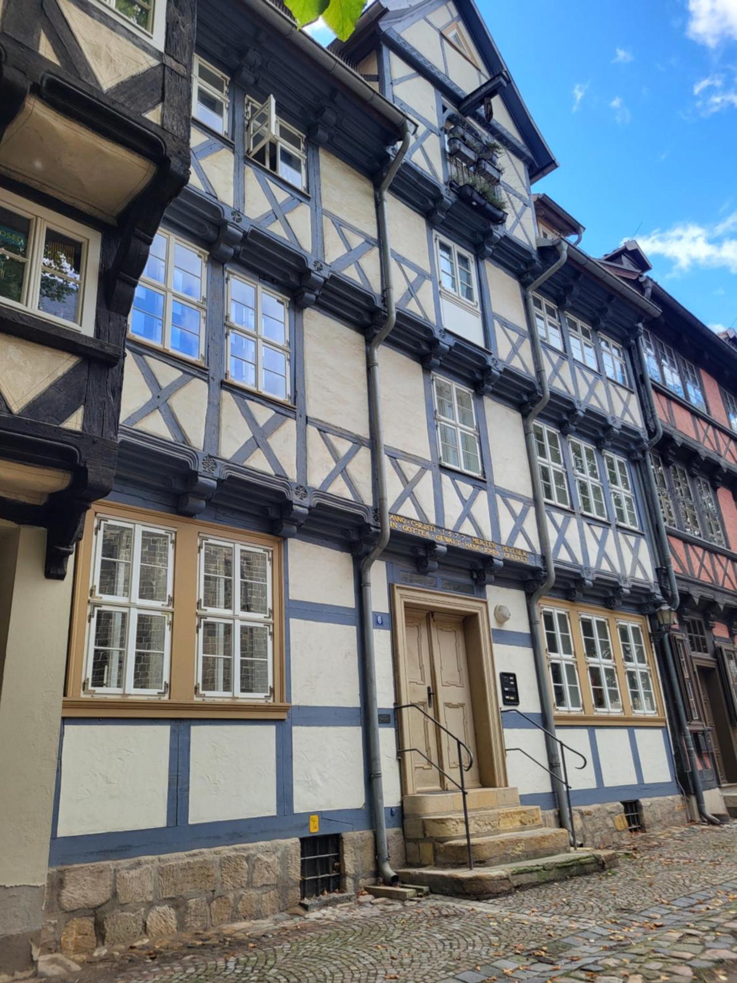 Anno 1577 - Marktkirchhof 6 Quedlinburg Exterior photo